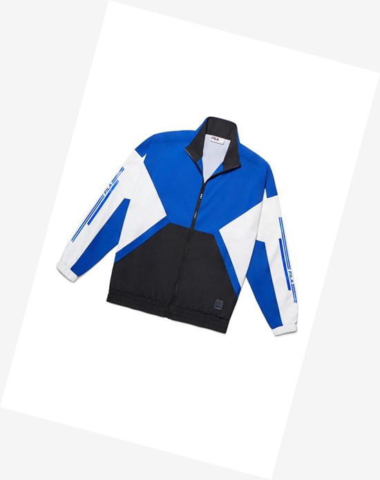 Fila Oma Piste Jacket Noir Blanche | 287SZPNYV