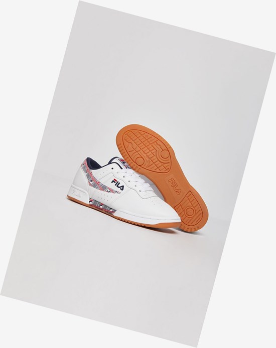 Fila Original Fitness Haze Sneakers Wht/Fnvy/Fred | 819GMRBJC