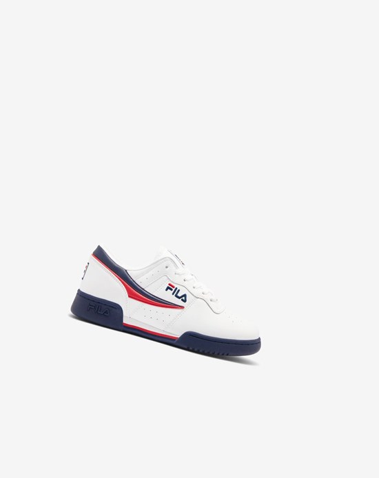 Fila Original Fitness Sneakers Blanche Bleu Marine Rouge | 092GHZKMB