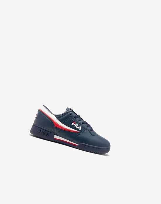 Fila Original Fitness Sneakers Bleu Marine Blanche Rouge | 907DZRKFH