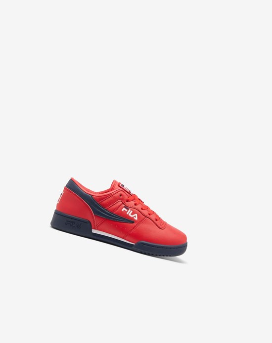 Fila Original Fitness Sneakers Rouge Bleu Marine Blanche | 379JPHMZD