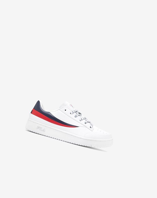 Fila Original Tennis Lx X Brooks Brothers Tennis Shoes Blanche Bleu Marine Rouge | 963NDMAPE