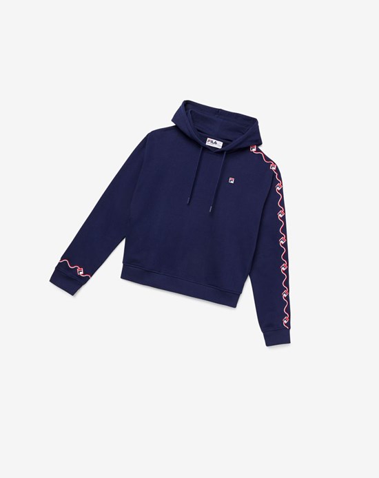 Fila Orsina Hoodie 410 Peacoat | 623UTEFBS