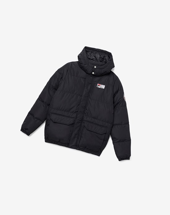 Fila Otler Puffer Jacket Noir | 602YXNFGT