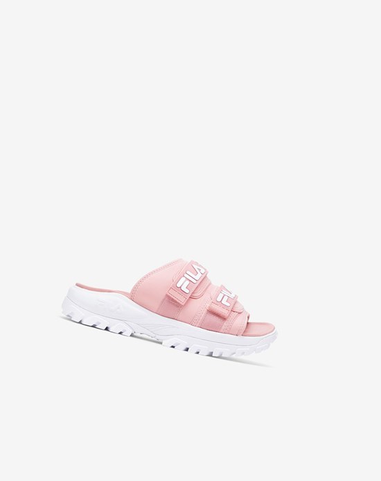 Fila Outdoor Claquette Claquette Sandals Rose Rose Blanche | 928YMFILU