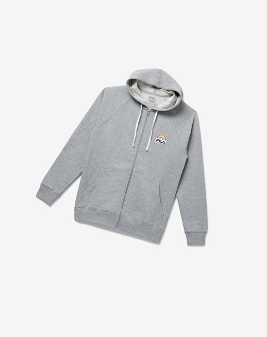 Fila Paper X Fila | Archer Hoodie Grise Clair | 159ULKPNI