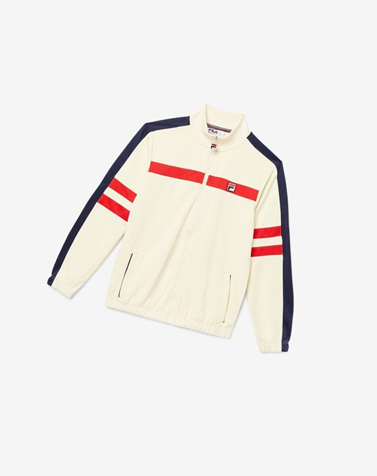 Fila Peridot Piste Jacket 272 Seed Pearl | 267NOCMBR