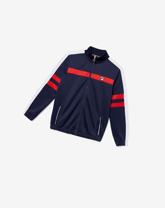 Fila Peridot Piste Jacket 410 Peacoat | 825JCMBXZ