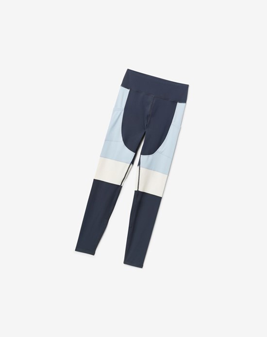 Fila Power Tight Bleu Blanche | 178UISCKV