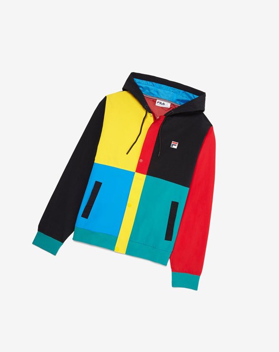 Fila Prentice Vent Jacket Blk/Para/Cred/F | 234ZXCGUM