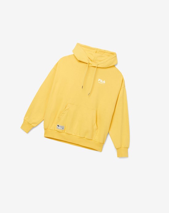 Fila Project 7 Hoodie Moutarde | 571HVBQRJ