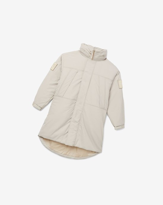 Fila Project 7 Long Rembourré Coat Beige | 751CIBMHG