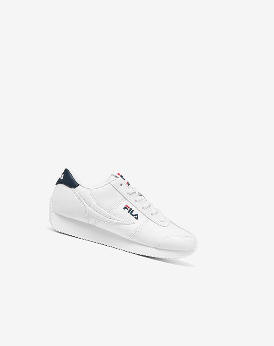 Fila Province Tennis Shoes Blanche Bleu Marine Rouge | 960FBVSPI