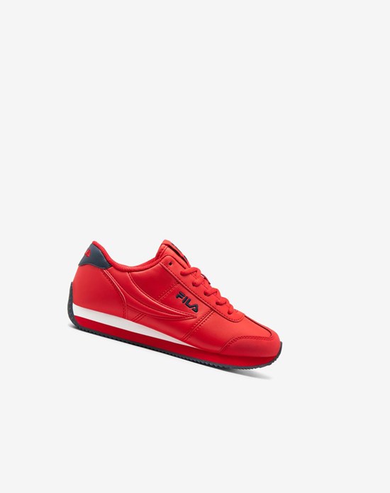 Fila Province Tennis Shoes Rouge Bleu Marine Blanche | 372REMCHP