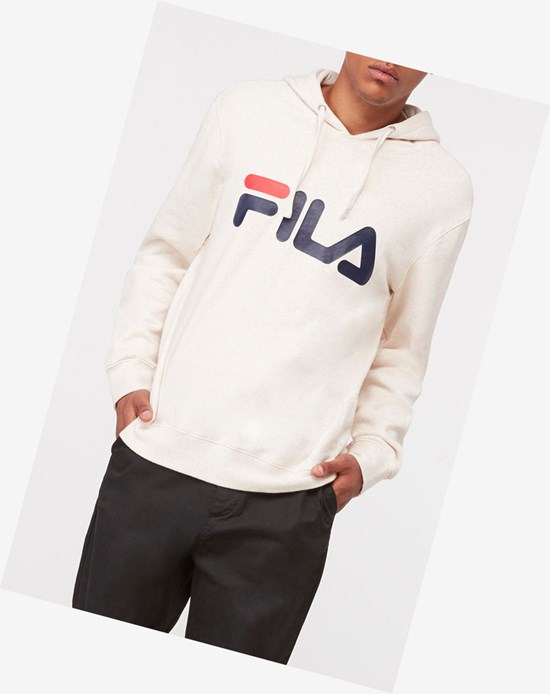 Fila Queens Hoody Oatmh/Navy/Cred | 092XLRHTW