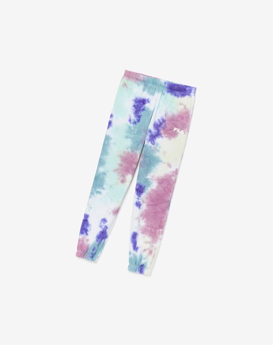 Fila Raleigh Tie Dye Jogger Bleu | 613WPQIGR