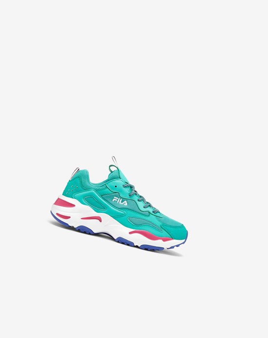 Fila Ray Tracer Sneakers Plgr/Wht/Mage | 097PSIDWZ