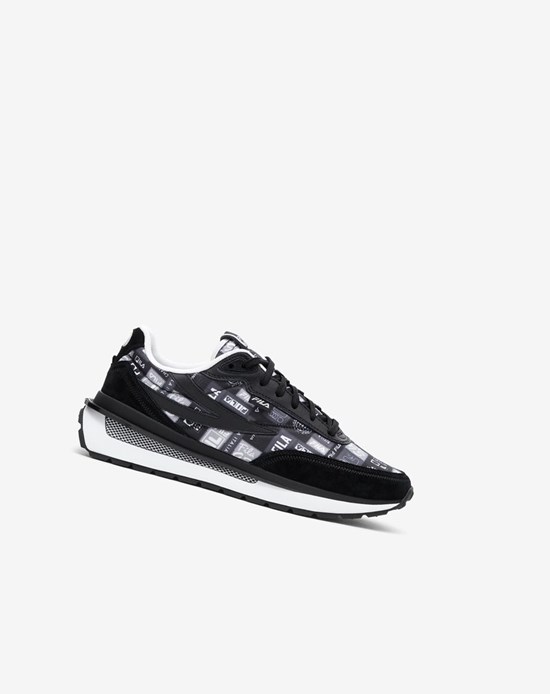 Fila Renno Patchwork Chunky Sneakers Noir Blanche | 360PYTFLQ