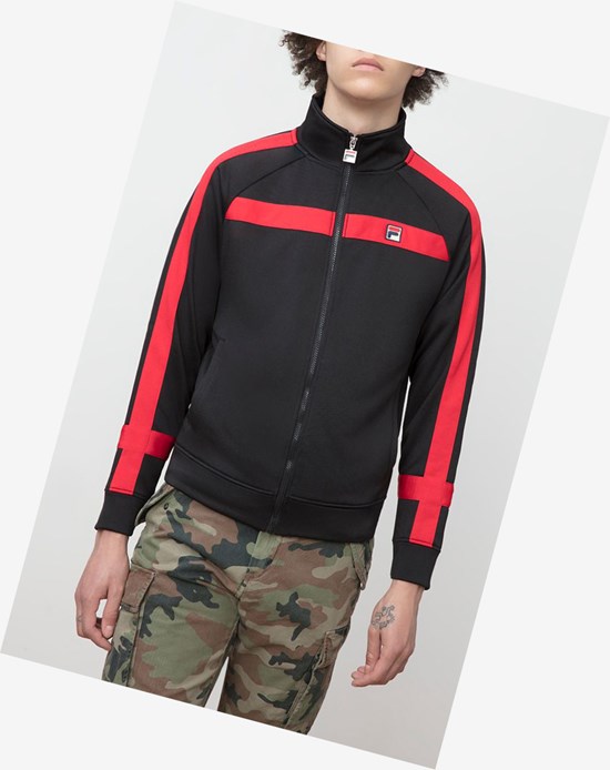 Fila Renzo Jacket Blk/Cred | 642QGHBSX