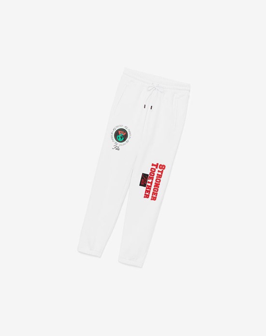 Fila Rhys Jogger Blanche | 397SLQTUF