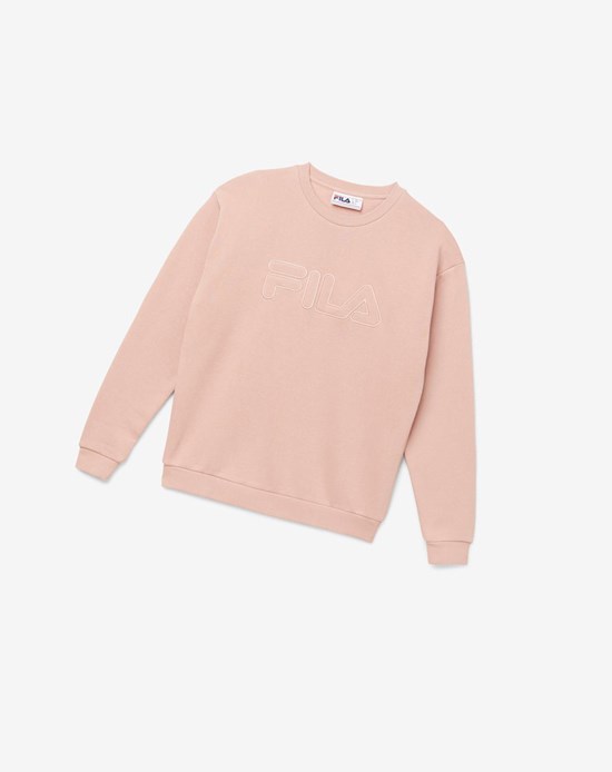 Fila Riksha Sweatshirt Rose | 926YOWMRC