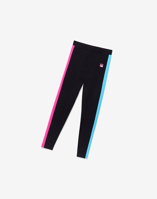 Fila Riviera Legging Noir Rose Bleu | 271LVCQDN