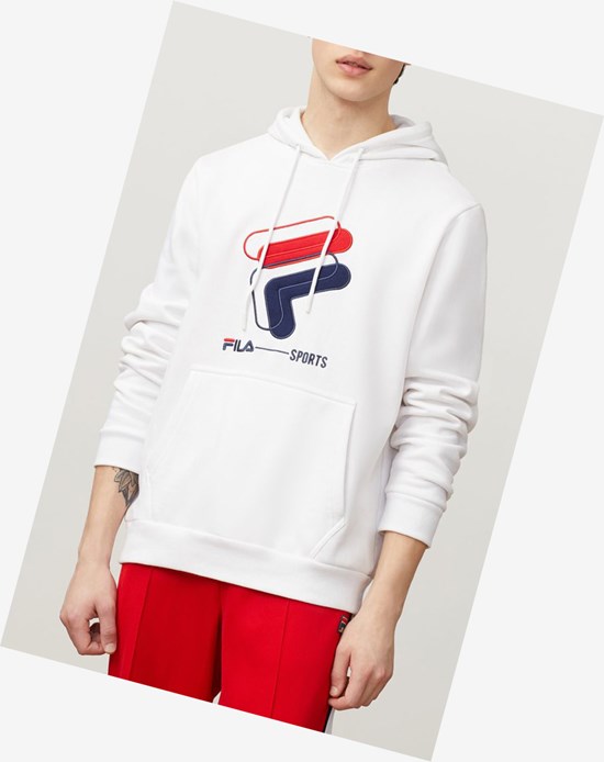 Fila Rocky Hoodie Blanche | 498SZKJTM