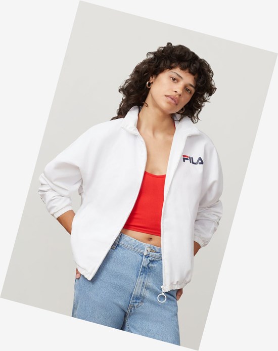 Fila Rupta Vent Jacket Blanche | 134LPUYMW