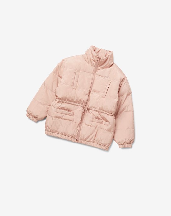 Fila Samaira Cinch Taille Puffer Jacket Rose | 165YLVJZI