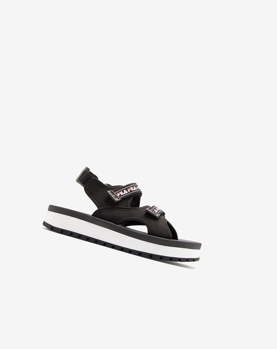 Fila Spot Eva Sandal Claquette Sandals Noir Rouge Blanche | 891KFMHBS