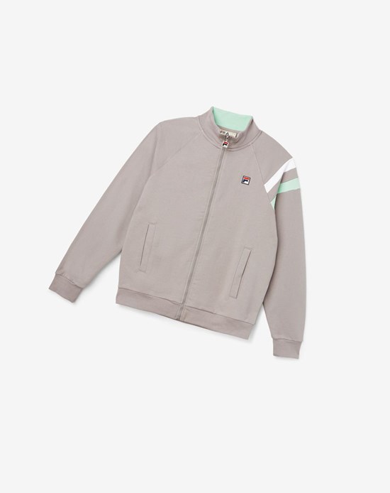 Fila Stance Piste Jacket Blanche | 943URCFES
