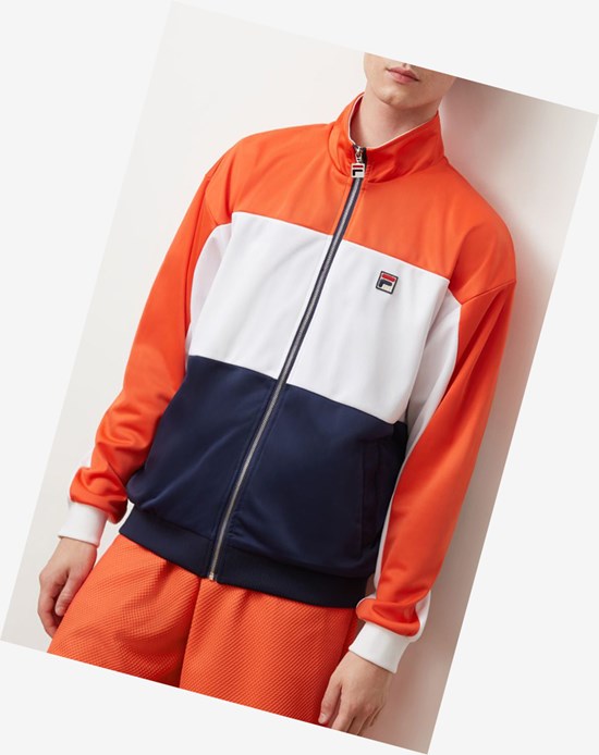 Fila Sterling Piste Jacket Ctom/Wht/Peac | 107PBAMCI