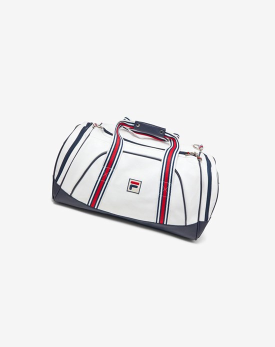 Fila Striker Duffle Bag Blanche Bleu Marine Rouge | 934GKSTDI