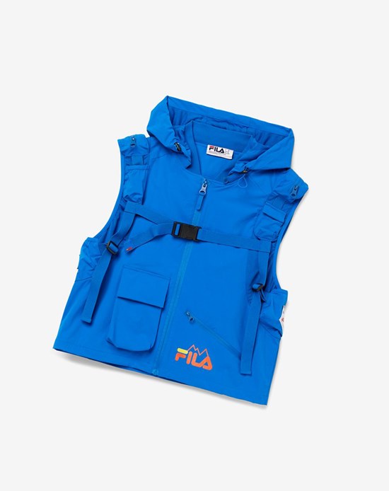 Fila Tactical Vest Bleu Noir | 294FMWDTR