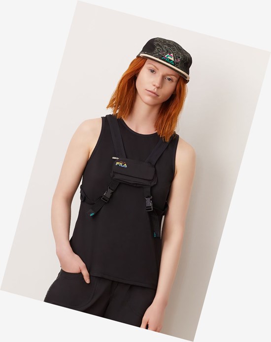 Fila Tactical Vest Noir | 763OGHIUT