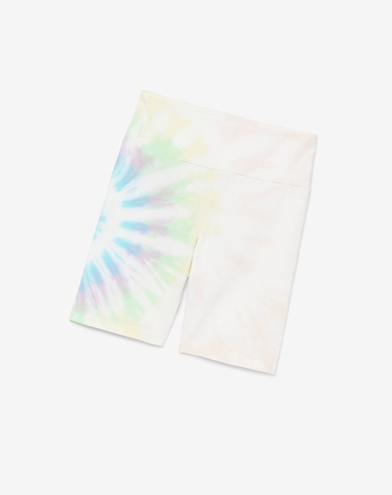 Fila Taima Tie Dye Bike Corta Blanche | 932VTKIJW