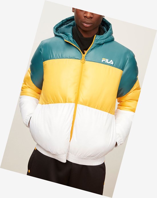 Fila Tatum Vent Jacket Atdp/Citr/Wht | 863CHPUXG