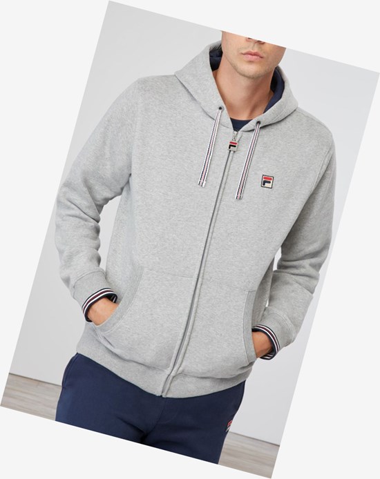 Fila Tenconi Encapuchonné Sweatshirt Hgry/Navy | 064VCRNFM