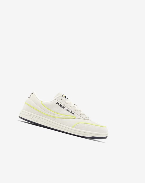 Fila Tennis 88 Premium X Msgm Sneakers Blanche Noir Jaune | 530AVIHBW