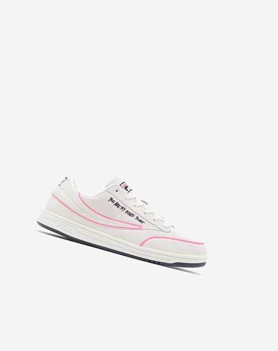 Fila Tennis 88 Premium X Msgm Sneakers Blanche Noir Rose | 756NVIKXQ