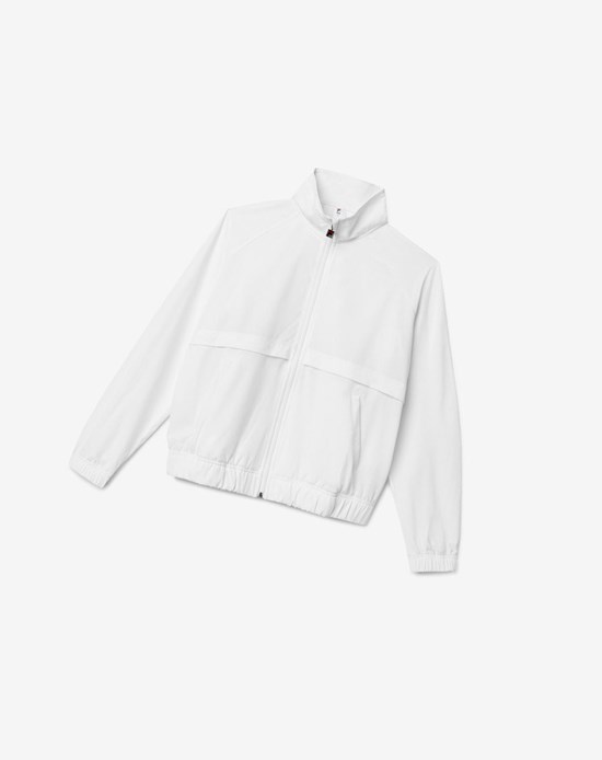 Fila Tie Breaker Jacket Blanche | 981IDPBXO