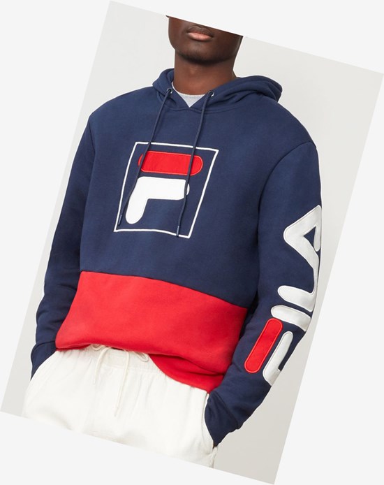 Fila Tony Hoodie Navy/Cred | 683HVOPRD