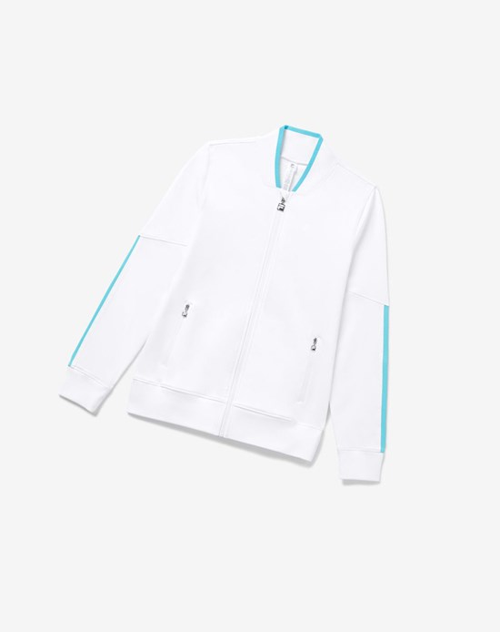 Fila Trailblazer Jacket Blanche | 659SLDMWK