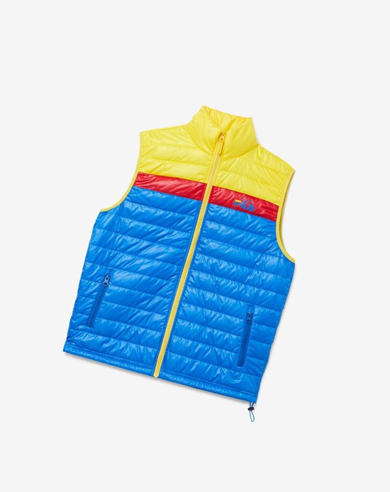 Fila Tri Vest Bleu Citron Rouge | 690DQXSKP