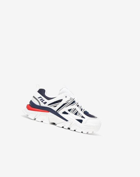 Fila Vitalize Chunky Sneakers Blanche Rouge Bleu Marine | 784SDJOHI