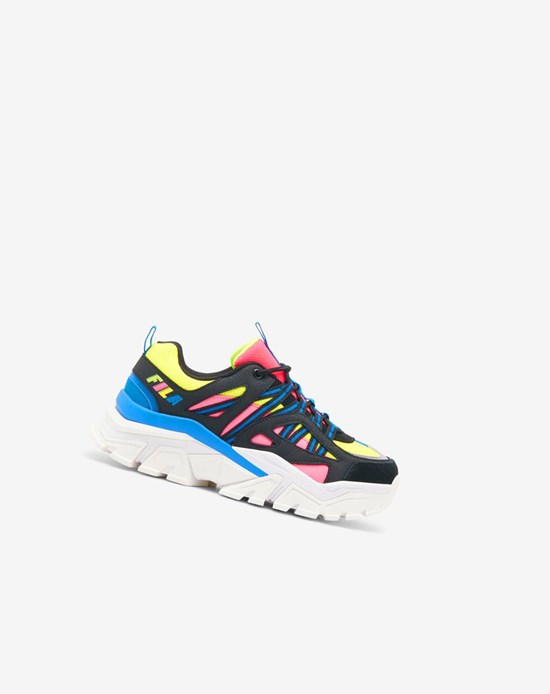 Fila Vitalize Chunky Sneakers Citron Rose Bleu | 253ECKUPY