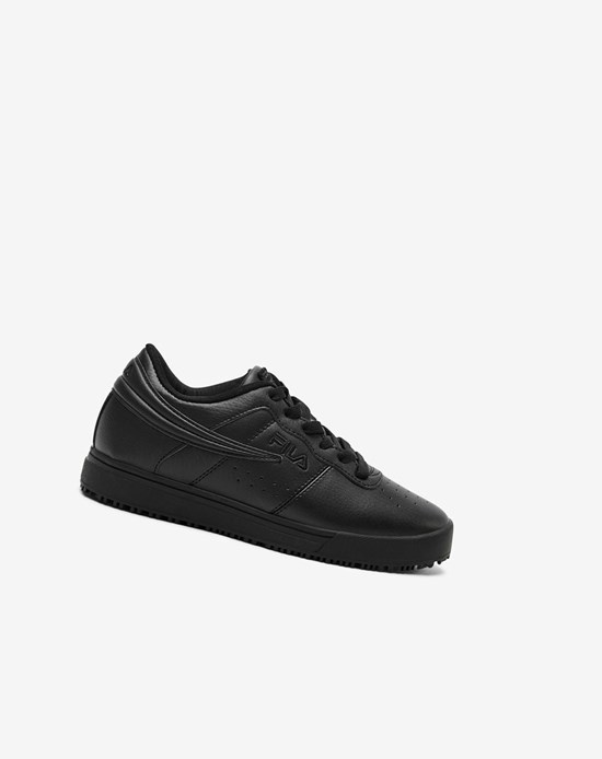 Fila Vulc 13 Low Slip Resistant Décontractées Shoes Blk/Blk/Blk | 958LNMXZB