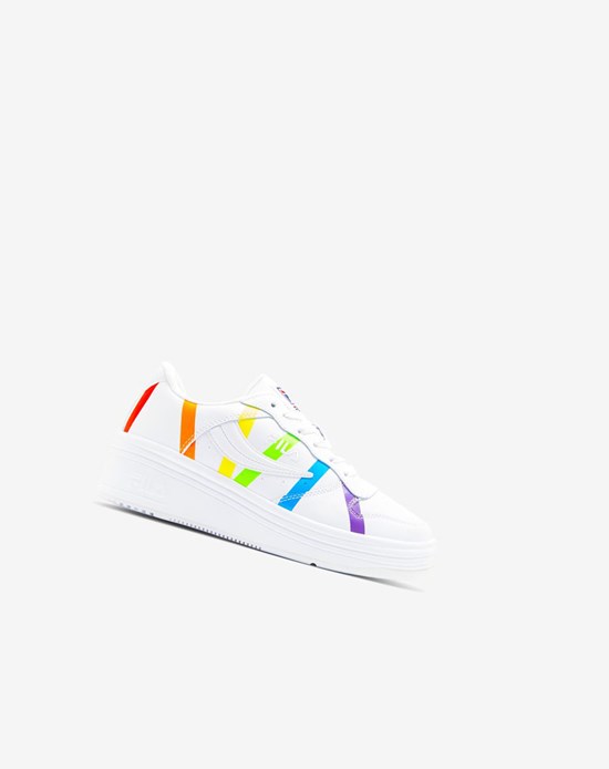 Fila Wx-100 Pride Tennis Shoes Blanche Blanche | 148GOXDQE