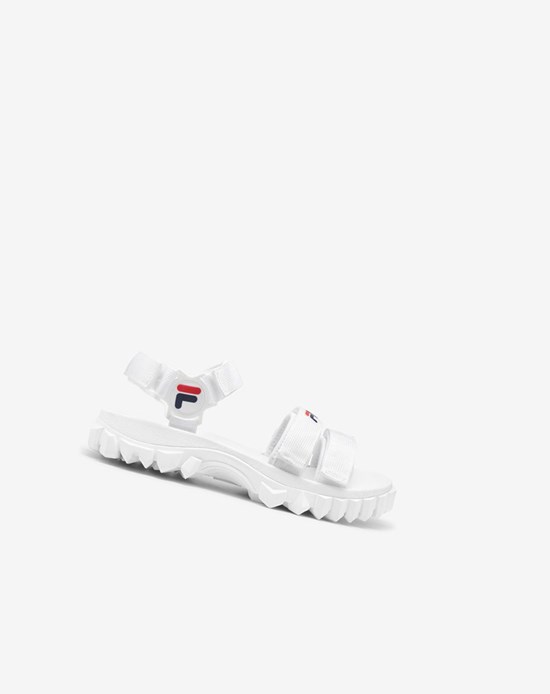 Fila Yak Sandal Claquette Sandals Blanche Bleu Marine Rouge | 197OGUMNC