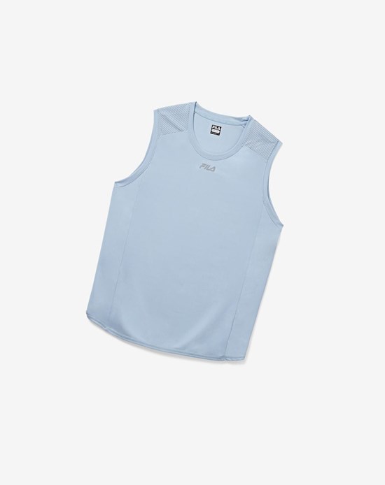 Fila Zain Tank Bleu Argent | 987DBMICJ